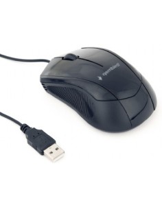 MUS-3B-02 ratón Ambidextro USB tipo A Óptico 1000 DPI