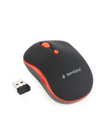 WIRELESS OPTICAL MOUSE MUSW-4B-03-R 1600DP - Maus ratón Ambidextro RF inalámbrico Óptico 1600 DPI WIRELESS OPTICAL MOUSE MUSW-4B-03-R 1600DP - Maus ratón Ambidextro RF inalámbrico Óptico 1600 DPI