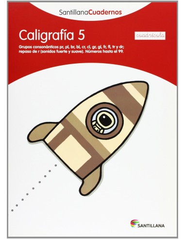 Caligrafia 5 Educacion Primaria cuadricula Cuaderno