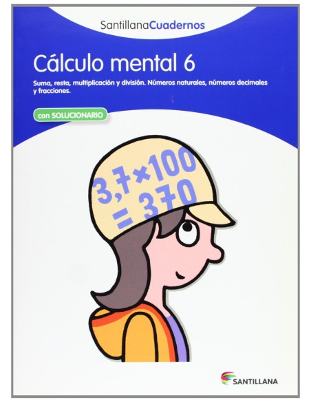 Calculo mental 6 Educacion Primaria Cuaderno