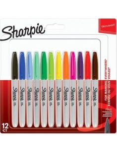 ESTUCHE 12 ROTULADORES SHARPIE FINO COLORES SURTIDOS