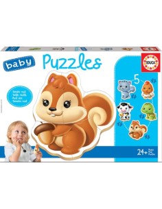 Animales baby puzzles5 PUZZLES 234 PZAS