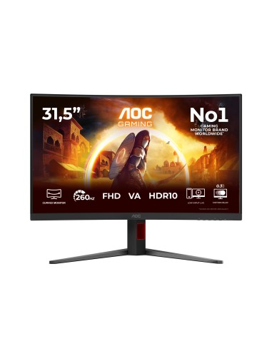G4 C32G4Z pantalla para PC 80 cm (31.5") 1920 x 1080 Pixeles Full HD LCD Negro, Rojo