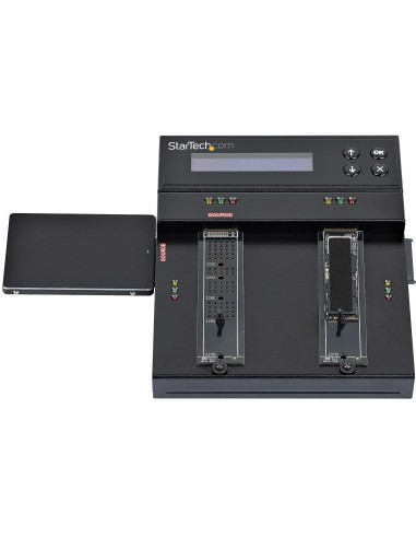Clonador y Borrador Autónomo de Unidades de Almacenamiento SATA M.2 - NVMe M.2 - Duplicador Copiador Externo Offline de Unidade