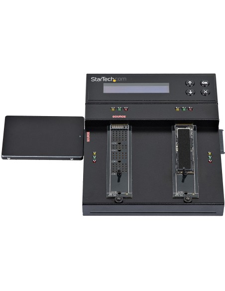 Clonador y Borrador Autónomo de Unidades de Almacenamiento SATA M.2 - NVMe M.2 - Duplicador Copiador Externo Offline de Unidade
