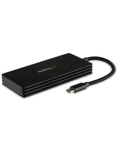 Caja USB 3.1 (10Gbps) USB-C para SSD M.2 SATA - Caja Externa Portátil para Disco USB Tipo C - de Aluminio