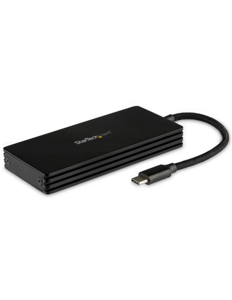 Caja USB 3.1 (10Gbps) USB-C para SSD M.2 SATA - Caja Externa Portátil para Disco USB Tipo C - de Aluminio