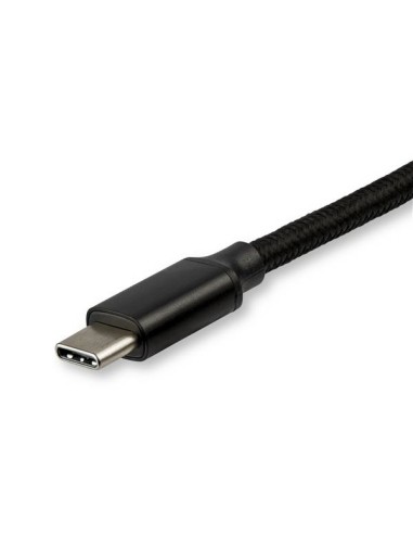 Caja USB 3.1 (10Gbps) USB-C para SSD M.2 SATA - Caja Externa Portátil para Disco USB Tipo C - de Aluminio