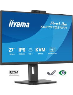 ProLite XB2797QSNPH-B1 27IN IPS LCD 4MS 2560X1440 350CD/M2 HDMI/DP/USB 2 pantalla para PC 68,6 cm (27") 2560 x 1440 Pixeles Quad