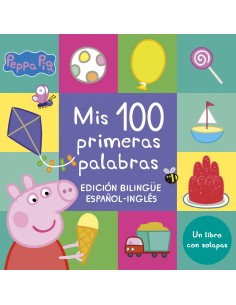 Mis 100 primeras palabras Edicion bilingue Peppa Pig Pequenas manitas