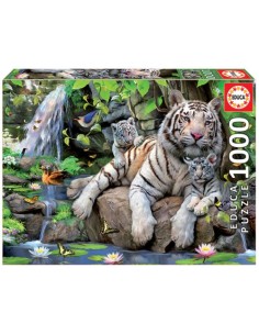 Tigres blancos de bengala 1000 Piezas