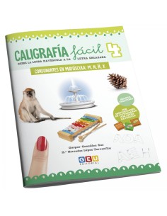 Caligrafia facil consonantes en mayuscula m n n x