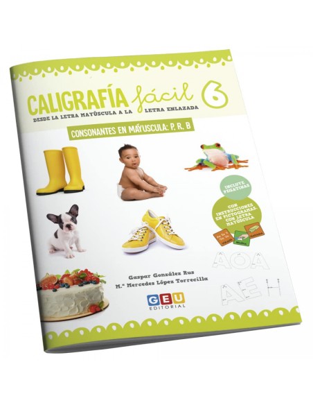 Caligrafia facil consonantes en mayuscula p r b