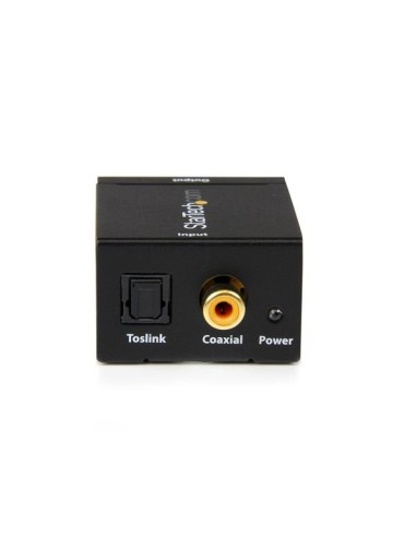 Adaptador Conversor de Audio Digital Coaxial SPDIF o Toslink Óptico a RCA Estéreo Analógico