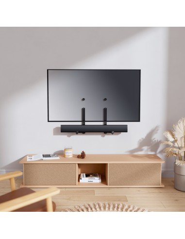 Soporte Universal para Barra de Sonido, Negro