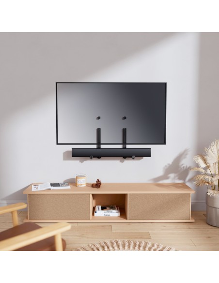 Soporte Universal para Barra de Sonido, Negro