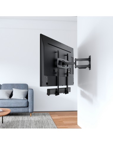 Soporte Universal para Barra de Sonido, Negro