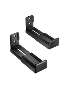 Soporte Universal de Pared para Barra de Sonido, Negro