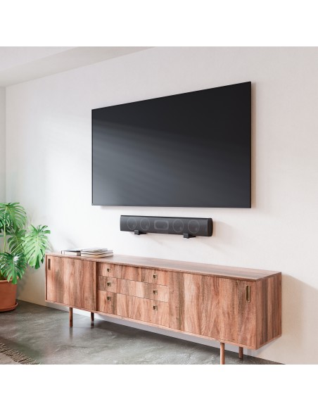 Soporte Universal de Pared para Barra de Sonido, Negro