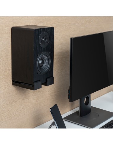 Soporte Universal de Pared para Barra de Sonido, Negro