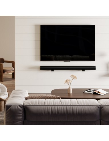 Soporte Universal de Pared para Barra de Sonido, Negro