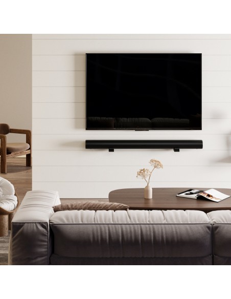Soporte Universal de Pared para Barra de Sonido, Negro