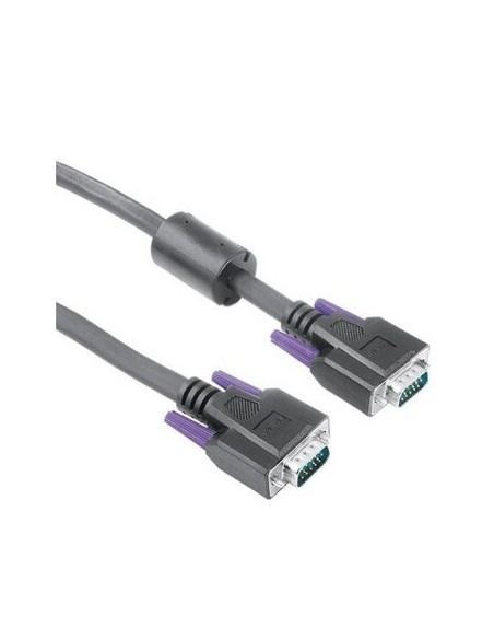 Video Connecting Cable 15-pin HDD Plug - 15-pin HDD Plug, 10 m cable VGA VGA (D-Sub) Negro