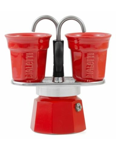 Mini Express Cafetera italiana 0,09 L Rojo