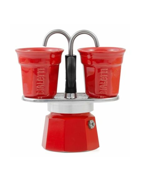Mini Express Cafetera italiana 0,09 L Rojo