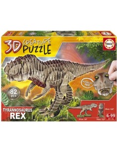 T REX CREATURE PUZZLE 3D