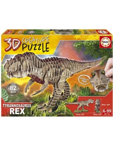 T REX CREATURE PUZZLE 3D