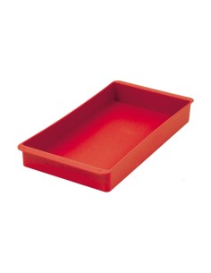 BANDEJA MULTIUSOS FAIBO 24.7X12.5X3CM ROJO 209-03