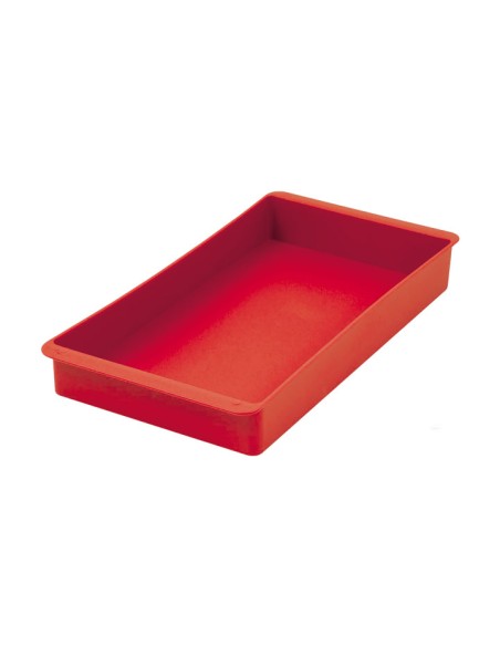 BANDEJA MULTIUSOS FAIBO 24.7X12.5X3CM ROJO 209-03
