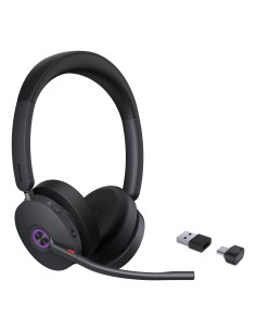 BH74 Teams USB-C/A Auriculares Inalámbrico Diadema Oficina/Centro de llamadas USB Type-C / USB Type-A Bluetooth Negro