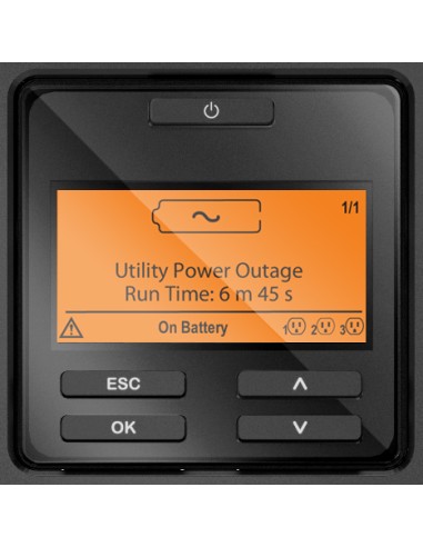 SRT3000XLI sistema de alimentación ininterrumpida (UPS) Doble conversión (en línea) 3 kVA 2700 W 10 salidas AC