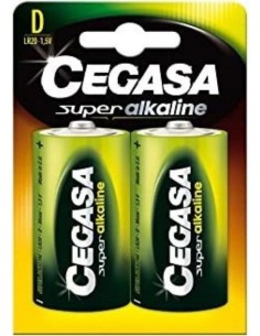 BLISTER 2 PILAS CEGASA SUPER ALC LR20