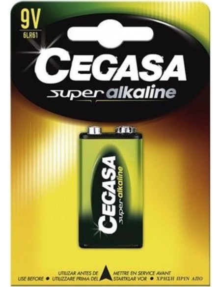 Blister 1 pila cegasa super alcalina 6lr61 9v