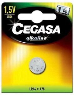 BLISTER PILA CEGASA ALC BOTON LR44 1 5V BT