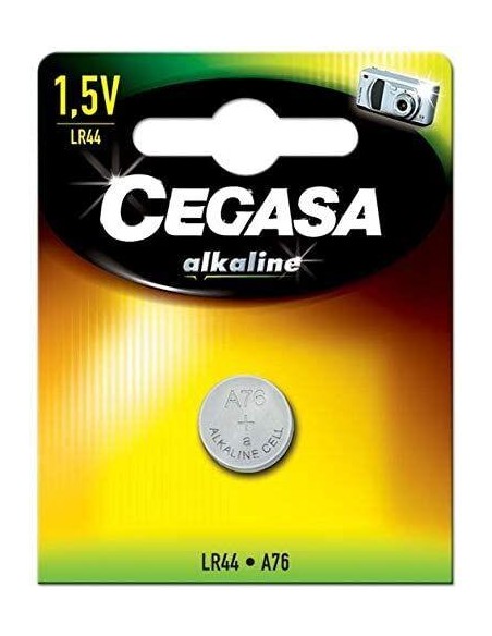 BLISTER PILA CEGASA ALC BOTON LR44 1 5V BT