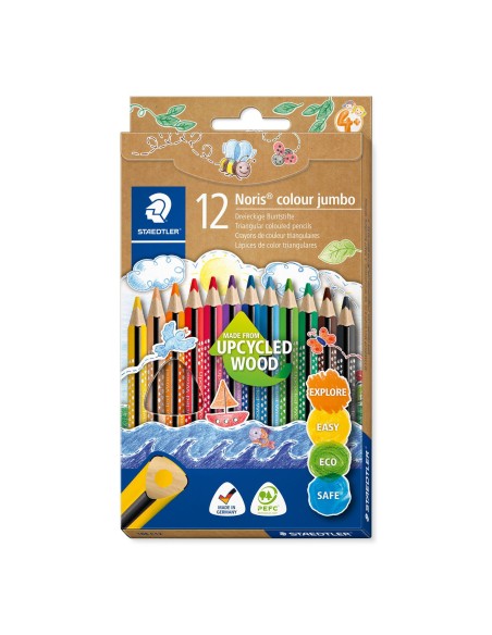 Noris Colour Jumbo Multicolor 12 pieza(s)