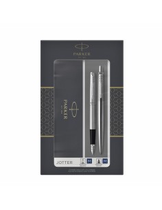 2093258 juego de bolígrafos Negro, Plata 2 pieza(s)