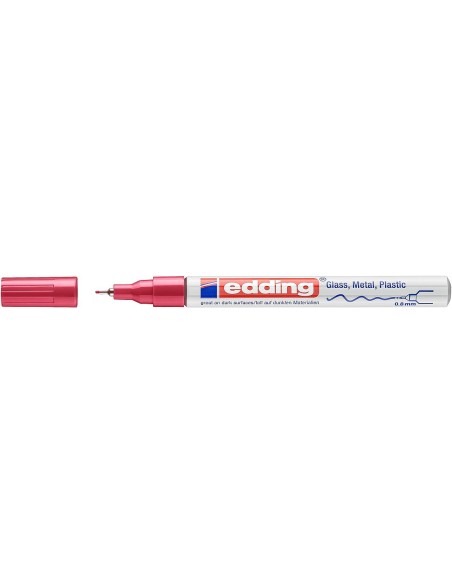 780 marcador permanente Fibre tip Rojo 1 pieza(s)