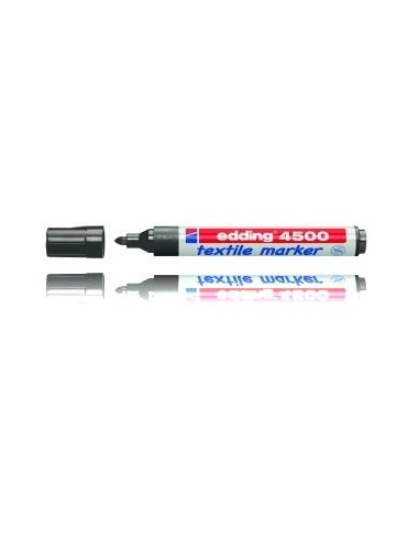Textielmarker e-4500 marcador permanente Punta redonda Verde