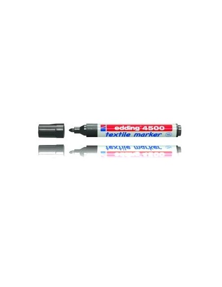 Textielmarker e-4500 marcador permanente Punta redonda Verde