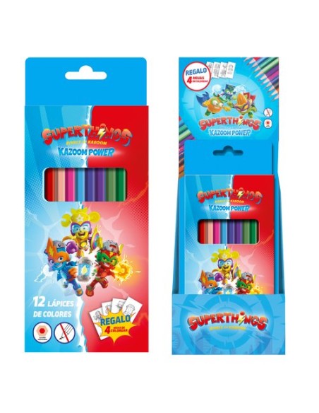 Lápices de Colores Superthings Caja de 12