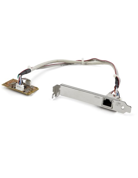 Adaptador Tarjeta de Red NIC Mini PCI Express PCI-e PCIe 1 Puerto Gigabit Ethernet RJ45