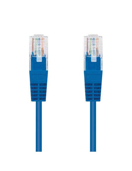 CABLE RED LATIGUILLO RJ45 CAT.6 UTP AWG24, AZUL, 2.0 M