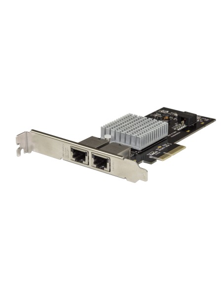Tarjeta PCIe de Red con 2 Puertos 10G - NIC PCI Express 10GBASE-T & NBASE-T con Chipset Intel-X550AT 10/5/2,5/1GbE - Adaptador d