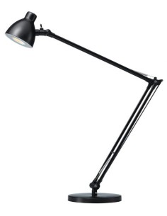 Valencia lámpara de mesa 4,8 W LED Negro