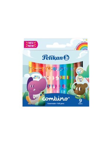 Combino Super 411 rotulador Multicolor 9 pieza(s)